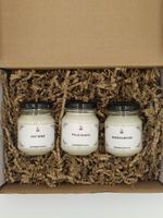 Zestaw świec zapachowych w stylowych słoiczkach 80 ml