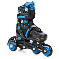 Rolki Wrotki Regulowane 3w1 Croxer Nollan 34-37 Kółko LED