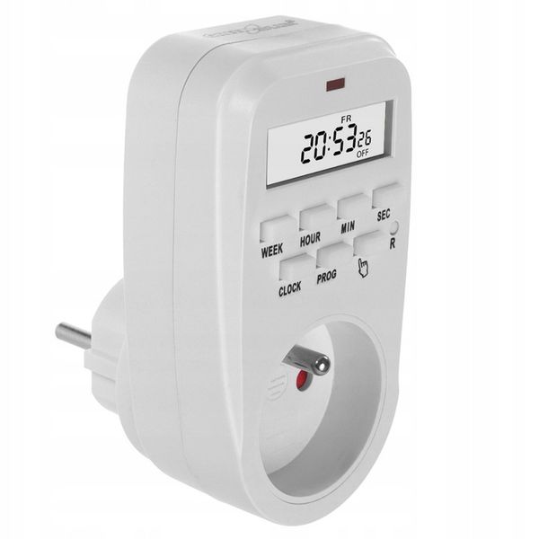 Programator czasowy timer cyfrowy włącznik wyłącznik prądu 3680W GreenBlue zdjęcie 7