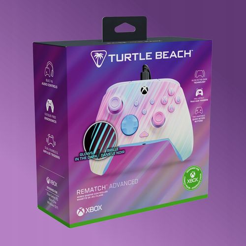 Kontroler przewodowy TURTLE BEACH Rematch Cotton Candy Wata cukrowa na Arena.pl