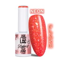 Lakier hybrydowy LED/UV Gel Polish Oranges Flash Glitter Orange AlleLac 6g