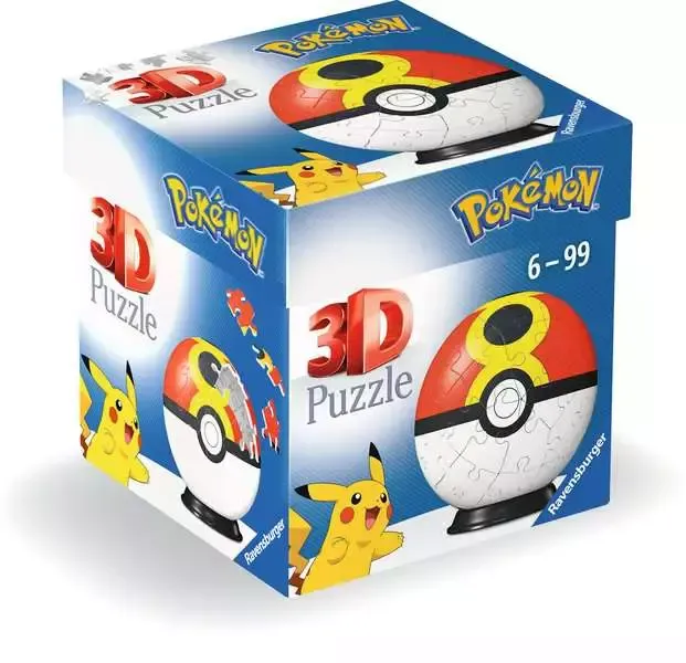 Puzzle 3D 54 elementy. Pokemon Dusk Ball zdjęcie 2