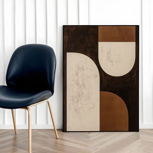 Plakat plakaty brązowe w ramkach 30x40 cm w czarnej ramie na Arena.pl