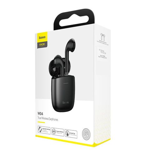 BASEUS W04 TWS WIRELESS EARPHONE BLACK na Arena.pl