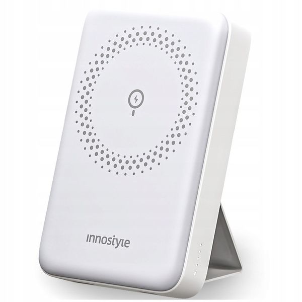 INNOSTYLE POWERMAG 2W1 SZYBKI POWERBANK INDUKCYJNY DO MAGSAFE 10000 STOJAK zdjęcie 1