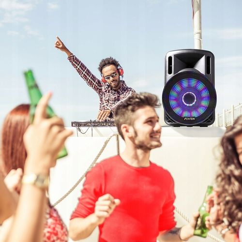 Kolumna aktywna 15'' 800W UHF BT bateria+ mikrofon/ imprezy konferencje na Arena.pl