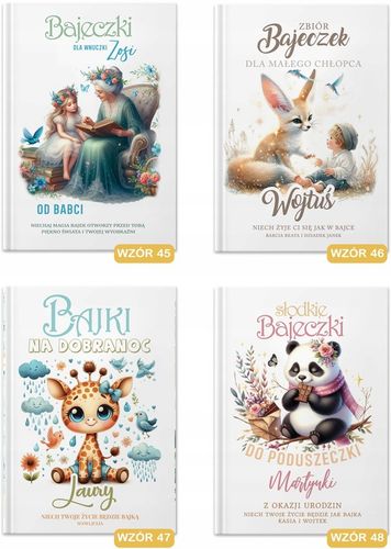 BAJKI dla dzieci Prezent na Dzień Dziecka Roczek Pamiątka Chrztu Z IMIENIEM na Arena.pl