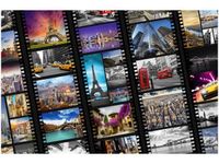 100 70CM OBRAZ PŁÓTNO MIASTA ŚWIATA SKOS PŁÓTNO RAMA