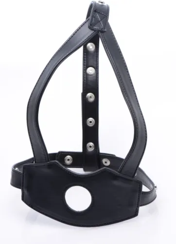 xr brands master series uprząż twarzowa z elementem anatomicznym czarna na Arena.pl