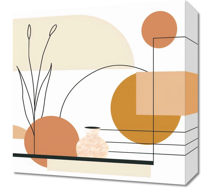 Obraz 40x40cm Terrakotowy Krzyk zdjęcie 1