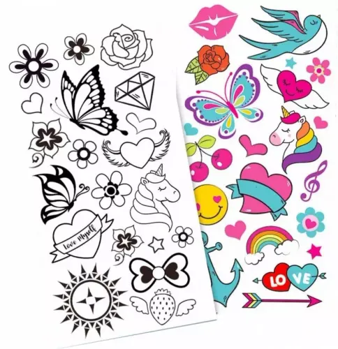 Toys Inn. Tatoo studio. Zestaw do tworzenia brokatowych tatuaży na Arena.pl