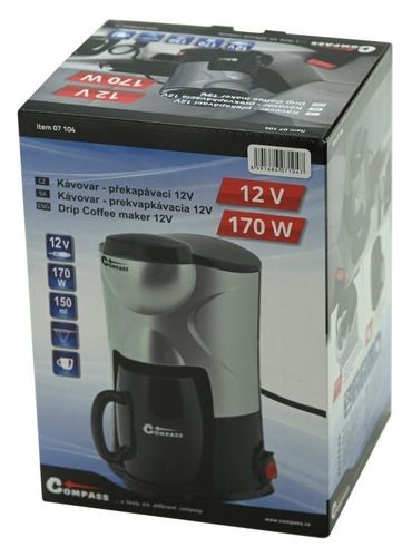 Ekspres do kawy, przelewowy 12 V, 170 W, 15 A, 150 ml na Arena.pl