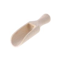 Czerpak bukowy mały drewniana nabierka do przypraw herbaty kawy Wooden Kitchen