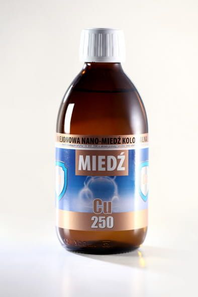 Nano-Miedź koloidalna Cu 250 300ml zdjęcie 1