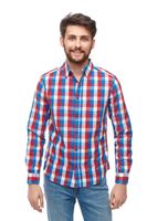 WRANGLER LS 1 PKT SHIRT RED W5M24MX47 S