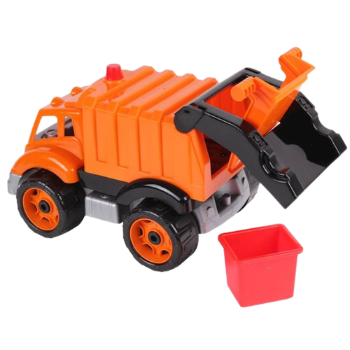 Samochód Śmieciarka Pomarańczowa Autko Dla Dzieci Technok 9727 na Arena.pl