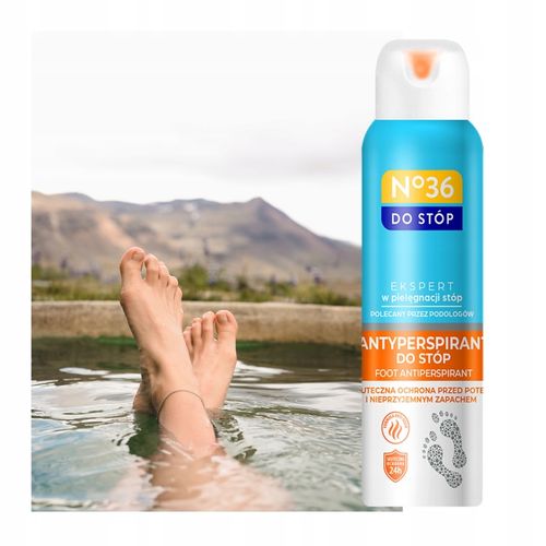 Spray antyperspirant do stóp antybakteryjny niwelujący zapach No36 x5 na Arena.pl