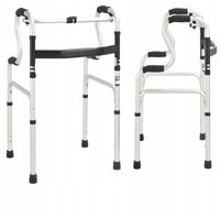 BALKONIK ALUMINIOWY CHODZIK REHABILITACYJNY WZMACNIANY SKŁADANY