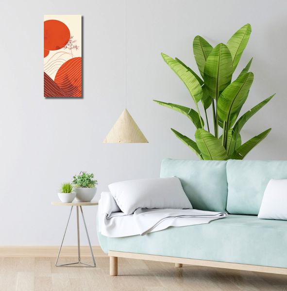 Obraz 20x50cm Ciepło Czerwieni zdjęcie 2