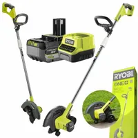 RYOBI KRAWĘDZIARKA AKUMUATOROWA 22cm DO KRAWĘDZI TRAWNIKA 18V RY18EGA +5Ah