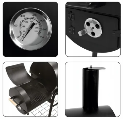 GRILL WĘGLOWY OGRODOWY WĘDZARNIA XXL RUSZT LUND na Arena.pl