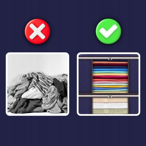 4x ORGANIZER NA UBRANIA POJEMNIK NA POŚCIEL KOŁDRĘ KOCE POKROWIEC XXL na Arena.pl