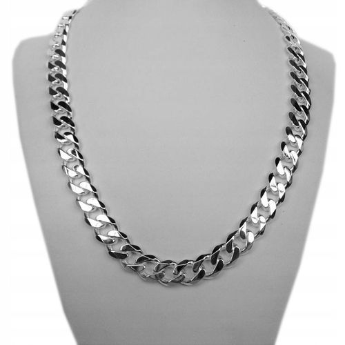 ŁAŃCUCH Srebrny Męski Łańcuszek SREBRO pr.925 5mm/50cm Pancerka + GRATIS na Arena.pl