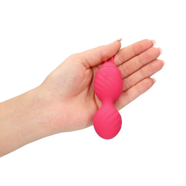 Vibrating Egg With Remote Control - Strawberry Red zdjęcie 6