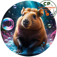 Opłatek waflowy na tort - Kapibara