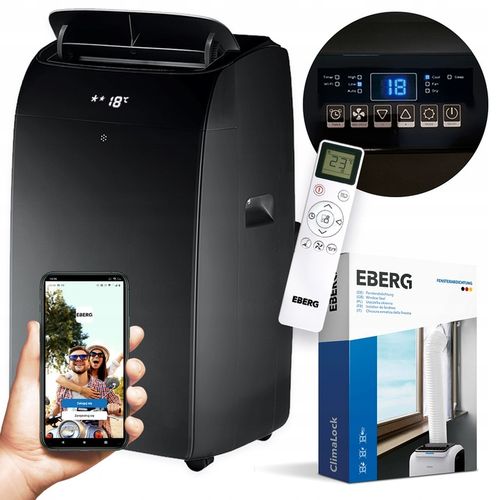 Klimatyzator przenośny ELIO 3,5kW osuszacz 40l WiFi + uszczelka ClimaLock na Arena.pl