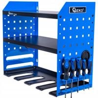 METALOWA PÓŁKA ORGANIZER NA ELEKTRONARZĘDZIA ŚCIENNY SOLIDNY 51,5X41X22,5CM