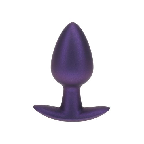 smooth silicone anal plug - medium - 3.1 / 7,9 cm - metallic purple na Arena.pl