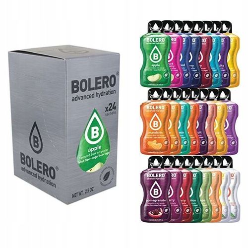 BOLERO MIX NAPÓJ BEZ CUKRU 24 SMAKÓW ELEKTROLITY NAWODNIENIE WITAMINA C na Arena.pl