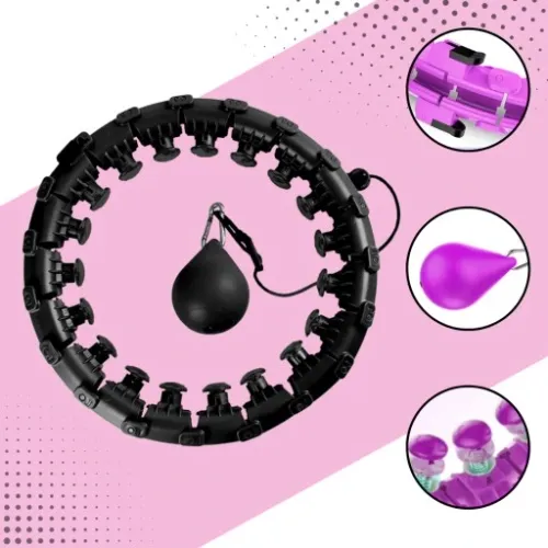 SMART HULA HOP Z OBCIĄŻENIEM ODCHUDZAJĄCE Z WYPUSTKAMI OBCIĄŻNIKIEM na Arena.pl