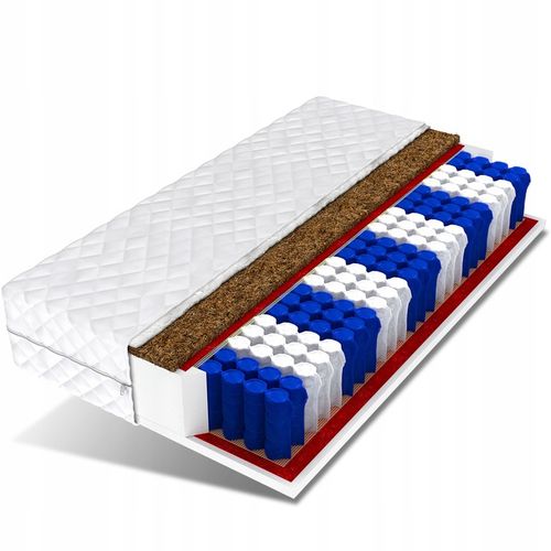 Materac 200x90 kokos pocket 7 stref 14 cm MILO na Arena.pl