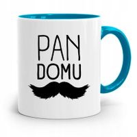 Kubek Błękitny Prezent Dla Chłopaka Pan Domu Z Nadrukiem Ze Zdjęciem