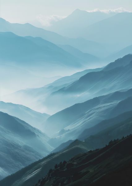 Plakat 67,5x95cm Między Chmurami zdjęcie 1