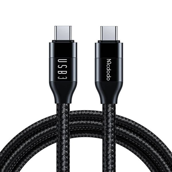 Kabel USB-C do USB-C Mcdodo CA-7132, 100W, 1.2m (czarny) zdjęcie 1