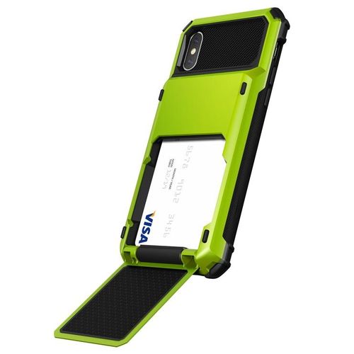 Etui VRS Design Damda Folder iPhone X Line Green na Arena.pl