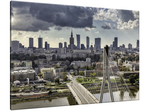 Obraz Warszawski pejzaż 100x70 PŁÓTNO na Arena.pl