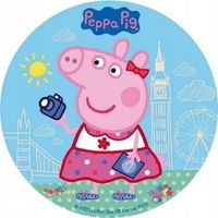 Opłatek na tort Urodziny Świnka Peppa Postać Okazjonalny Tekst