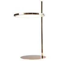 Stolikowa lampka do gabinetu LOZANNA T0042 Maxlight LED 14W 3000K obręcz złota