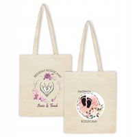 Torba z nadrukiem PREZENT BĘDZIEMY RODZICAMI