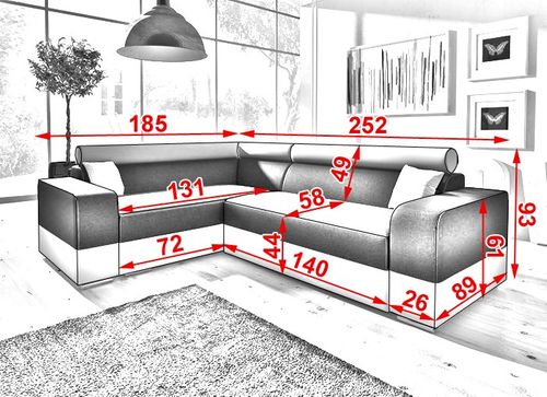 FUNKCJONALNY NAROŻNIK KARAMO MINI na Arena.pl