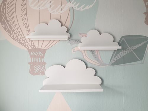 Półka Chmurka zestaw 3 szt. Fantasy - Elegance na Arena.pl