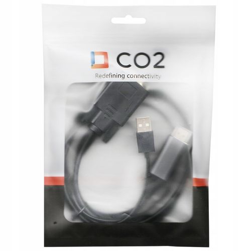 CO2 KABEL HDMI - VGA ADAPTER PRZEJŚCIÓWKA KONWERTER FULL HD 1080P 60HZ 2M na Arena.pl