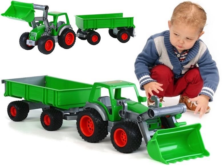 WADER 8817 Farmer-technik Traktor-ładowarka z przyczepą zdjęcie 3