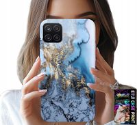 ETUI DO SAMSUNG A12 / M12 - MARMUREK MARMURKI DAMSKIE WZORY +SZKŁO