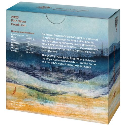 RAM: Kangaroo Series - Bush Capital 1 uncja Srebra 2025 Proof na Arena.pl