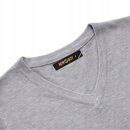 Bezrękawnik pulower sweter męski kamizelka bez rękawów S szary na Arena.pl